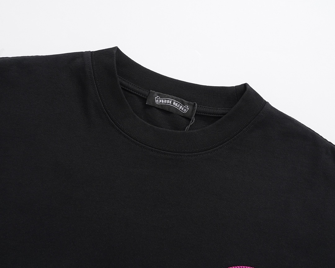 Ch*0me He**ts t-shirt 2025 appliqué heavy embroidery tee