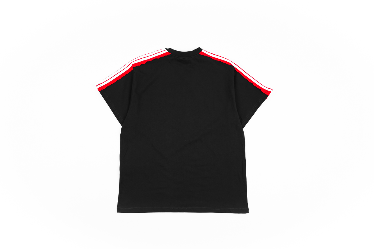 Balanciag@ Unity Sports Icon T-Shirt Oversized in faded black and white Tee